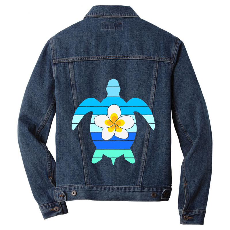 Turtle Sea Ecology Ecofriendly Earth Day Men Denim Jacket | Artistshot