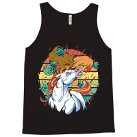 Vintage Cool Fantasy Fierce Unicorn And Scary Zomb Tank Top | Artistshot