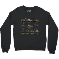 Top Ten Best Ww2 Tanks M4 Sherman Panzer Iv Tiger  Crewneck Sweatshirt | Artistshot