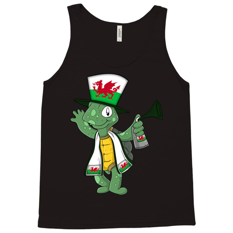 Wales Fan Turtle Tank Top | Artistshot