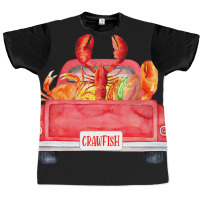 Truck Crawfish Cajun Lover Boil Babe Crawfish Seas Graphic T-shirt | Artistshot