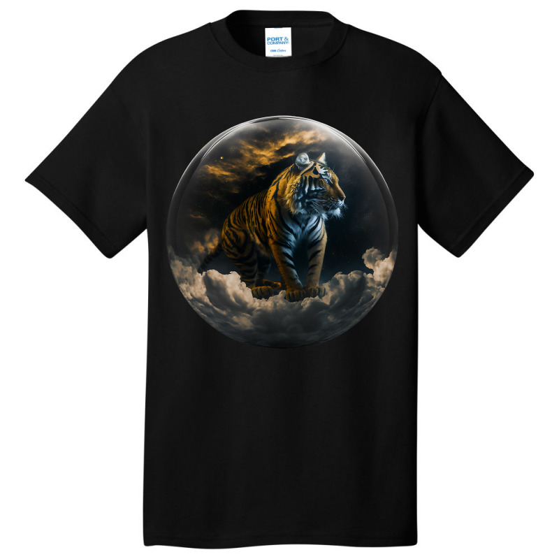 Tiger Ball Animal Print Art Animal Lovers Tiger Basic T-shirt | Artistshot