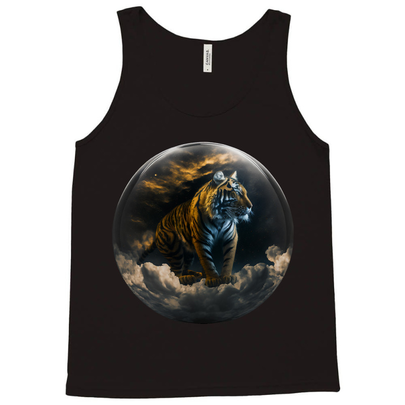 Tiger Ball Animal Print Art Animal Lovers Tiger Tank Top | Artistshot