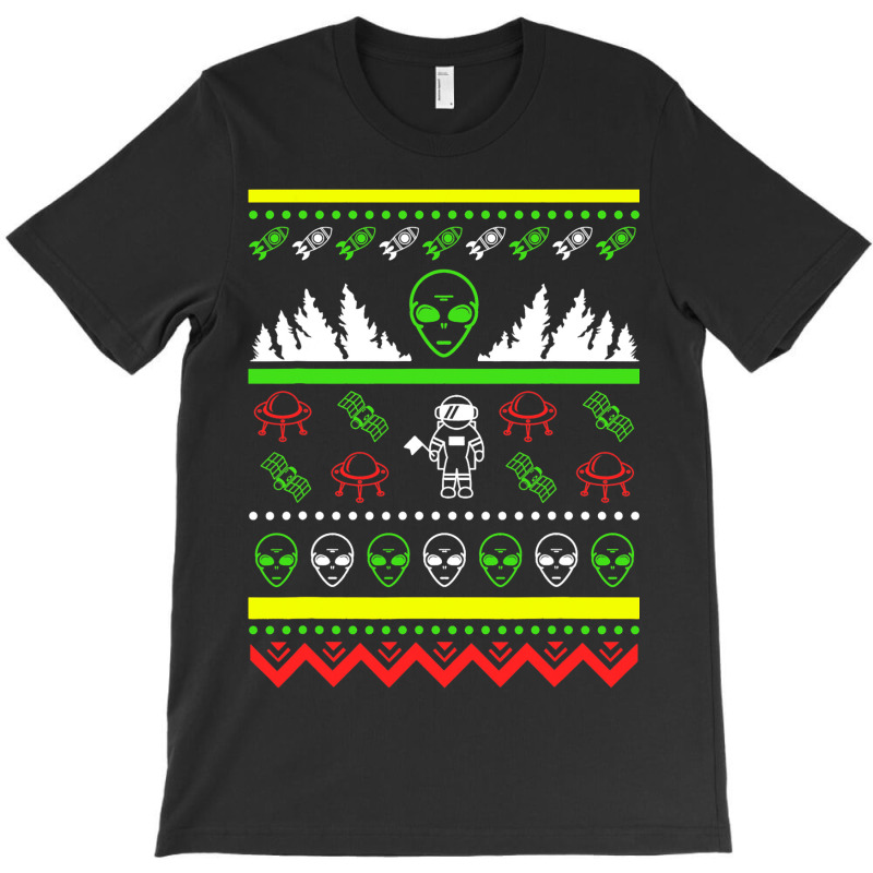 Ugly Christmas Nerd Geek Alien Alien Alien Ufo T-shirt | Artistshot