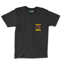 Warning I May Spontaneously Talk About Ufos Funny  Pocket T-shirt | Artistshot