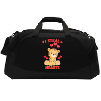 Valentines Day Tiger I Steal Hearts Boys Tiger Active Duffel | Artistshot