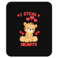 Valentines Day Tiger I Steal Hearts Boys Tiger Mousepad | Artistshot