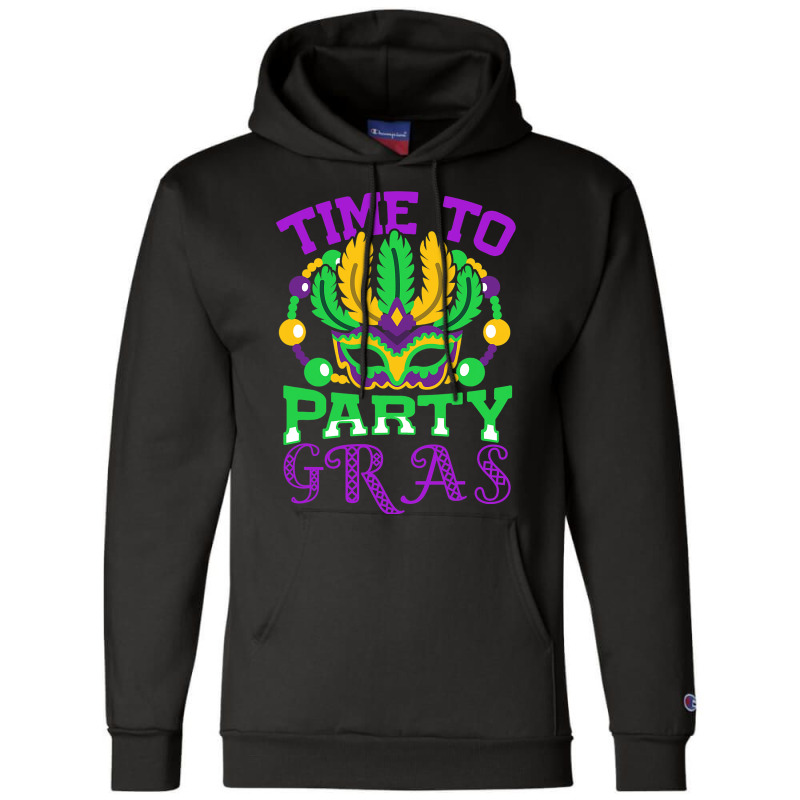 Time To Party Gras Quote For A Jewelry Maker Champion Hoodie | Artistshot