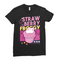 Turtle Strawberry Shell Yummy Berries Design Ladies Fitted T-shirt | Artistshot