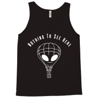 Ufo Balloons 2nothing To See Here. Alien Arrival 2 Tank Top | Artistshot