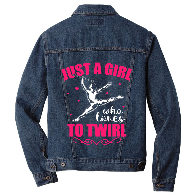 Twirling Baton 2baton Twirling 2baton Twirler 43 Men Denim Jacket | Artistshot