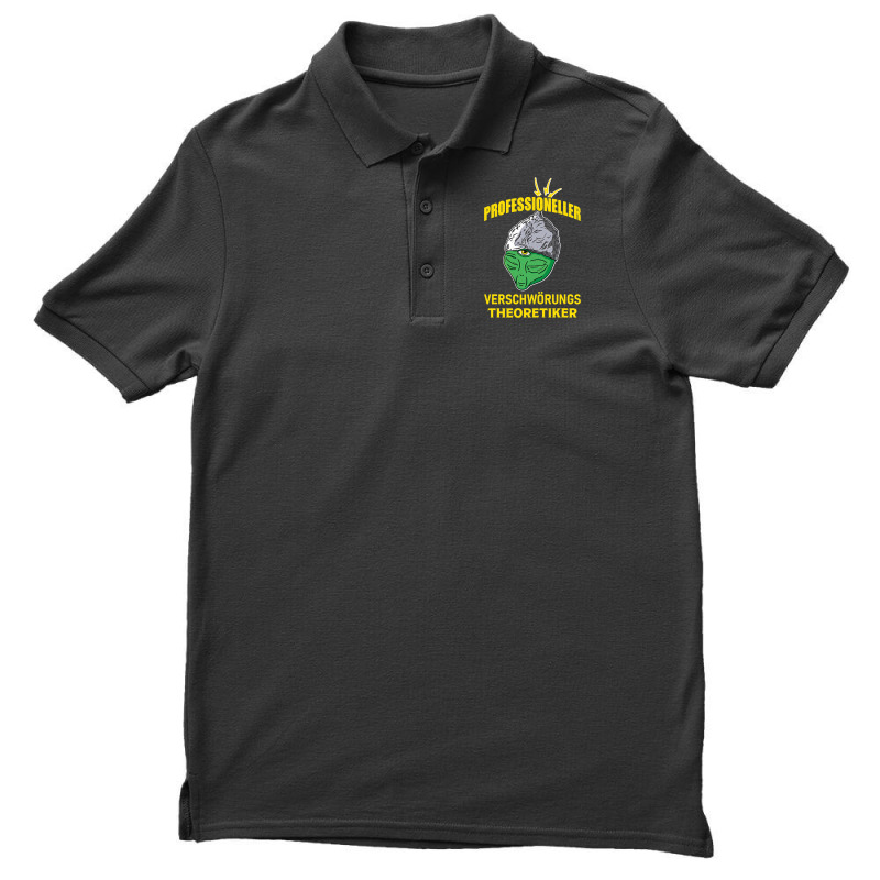 Tinfoil Hat Conspiracy Theorist Alien Humor Funny  Men's Polo Shirt | Artistshot