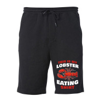 This Is My Seafood Crustacean Eating Design Fleece Short | Artistshot