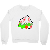 Baseball Red Paw Crewneck Sweatshirt | Artistshot