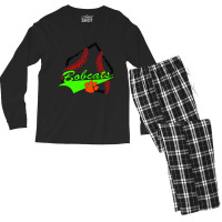 Baseball Red Paw Men's Long Sleeve Pajama Set | Artistshot