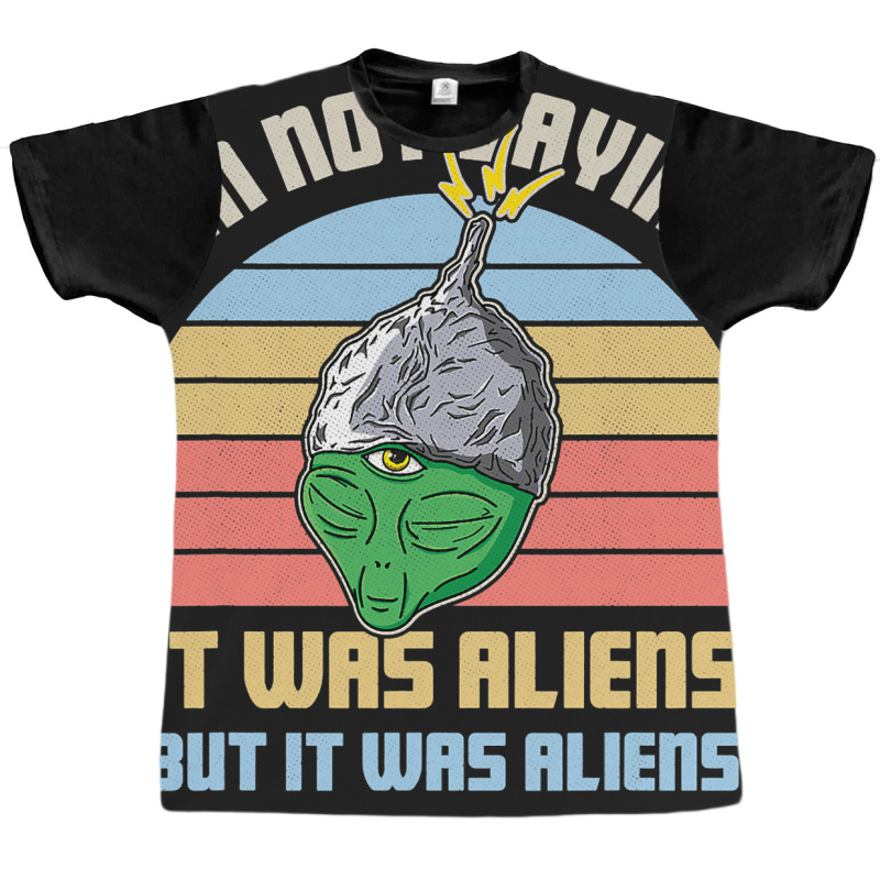 Tinfoil Hat Conspiracy Theorist Alien Humor Funny  Graphic T-shirt | Artistshot