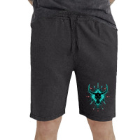 Turquoise And Coral Bull Skull Vintage Short | Artistshot