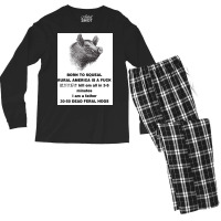 30 50 Feral Hogs Born To Squeal Rural America Is A Men's Long Sleeve Pajama Set | Artistshot