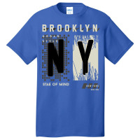 Brooklyn Urban Style Abstract Graphic Vector Print Basic T-shirt | Artistshot