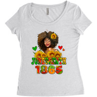 Afro Woman Juneteenth 1865 Women's Triblend Scoop T-shirt | Artistshot