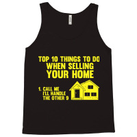 Hilarious Real Estates Broker Realty Stockbroker P Tank Top | Artistshot