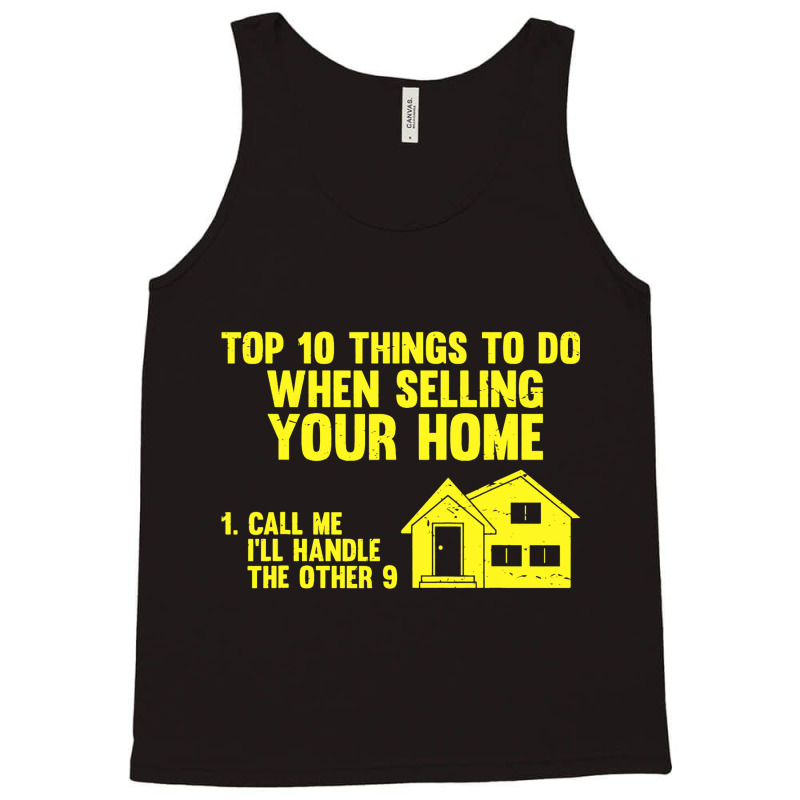 Hilarious Real Estates Broker Realty Stockbroker P Tank Top by NikitaTonro | Artistshot