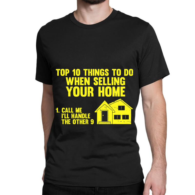 Hilarious Real Estates Broker Realty Stockbroker P Classic T-shirt by NikitaTonro | Artistshot