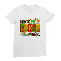 Black Nurse Magic Ladies Fitted T-shirt | Artistshot