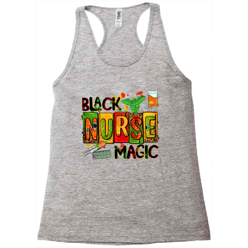 Black Nurse Magic Racerback Tank by AdoDesignShop | Artistshot