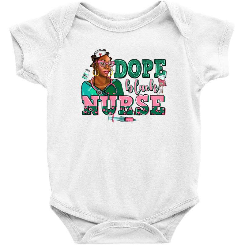 Afro  Nurse Dope Black Baby Bodysuit by AdoDesignShop | Artistshot