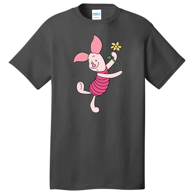 Piglet Basic T-shirt by aldishuher | Artistshot