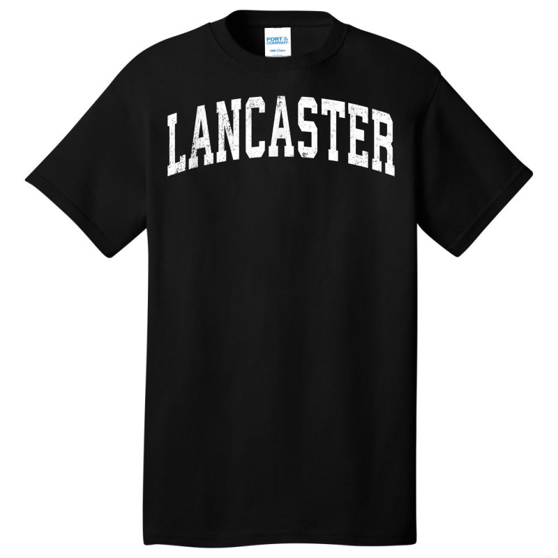 Lancaster California Ca Vintage Varsity Sports Text T Shirt Basic T-shirt | Artistshot