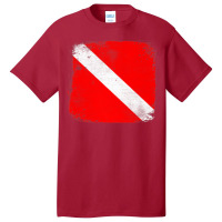 Scuba Dive Flag Divemasters Instructors Rescue Divers Raglan Baseball Basic T-shirt | Artistshot