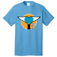 Whale Tail Heart Protect Basic T-shirt | Artistshot