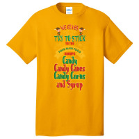 Elves Stick Four Main Groups Candy Canes Corns Syrup T Shirt Basic T-shirt | Artistshot