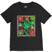 Tropical T  Shirt Tropical Leaves T  Shirt V-neck Tee | Artistshot