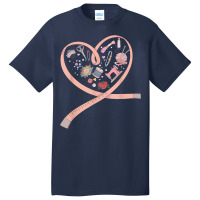 Womens Sewing Is My Heart Tee Quilting Loves Sewing Machines T Shirt Basic T-shirt | Artistshot