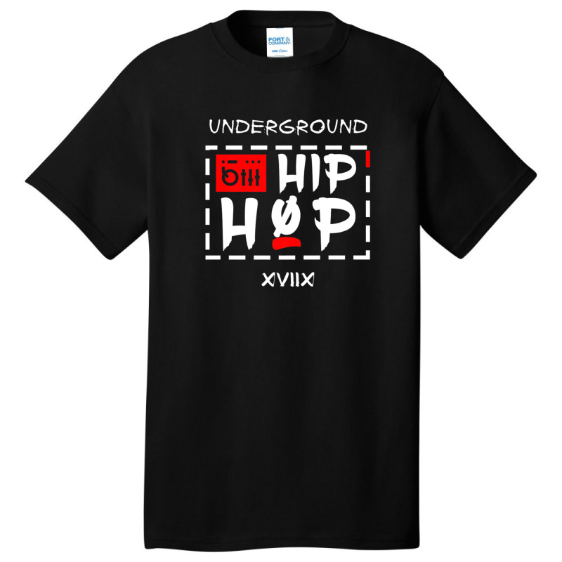 Hip Hop Underground Rap Music Basic T-shirt by AliBeatriz | Artistshot