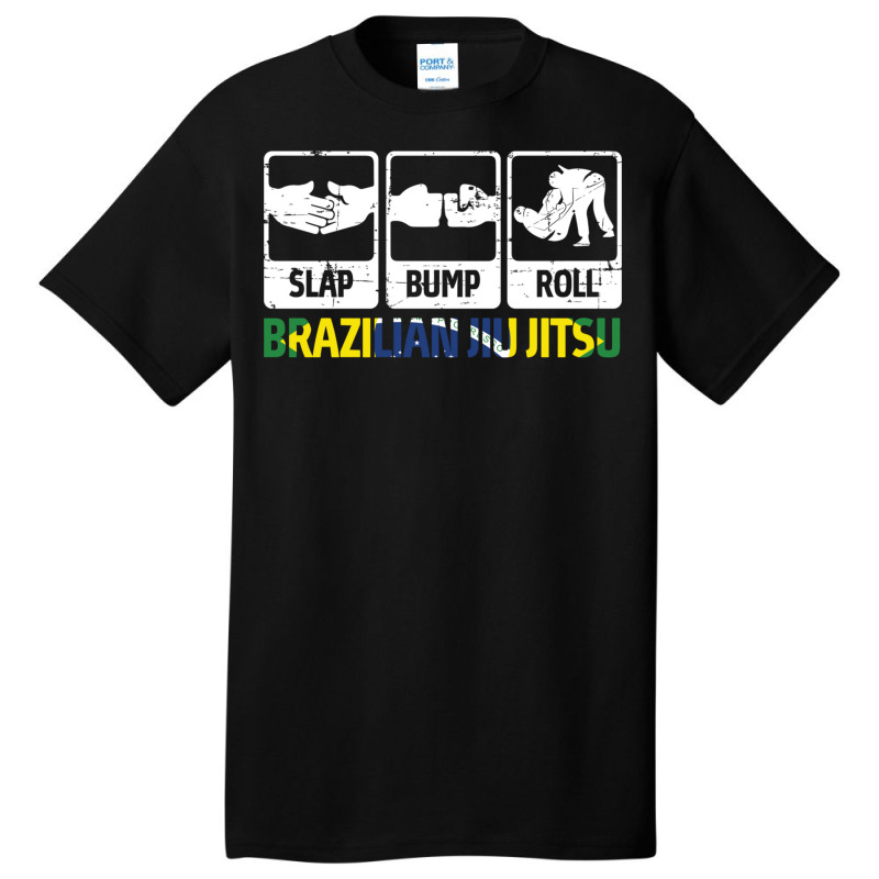 Long Sleeve   Bjj Brazilian Jiu Jitsu Slap   Bumb   Roll Basic T-shirt | Artistshot