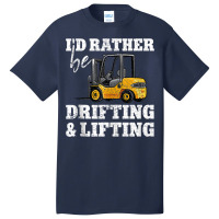 Drifting & Lifting Warehouse Certified Forklift Driver Tank Top Basic T-shirt | Artistshot