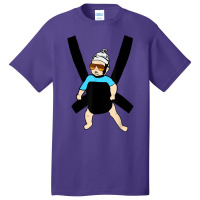 Carlos   Hangover Baby With Sunglasses In A Strap T Shirt Basic T-shirt | Artistshot