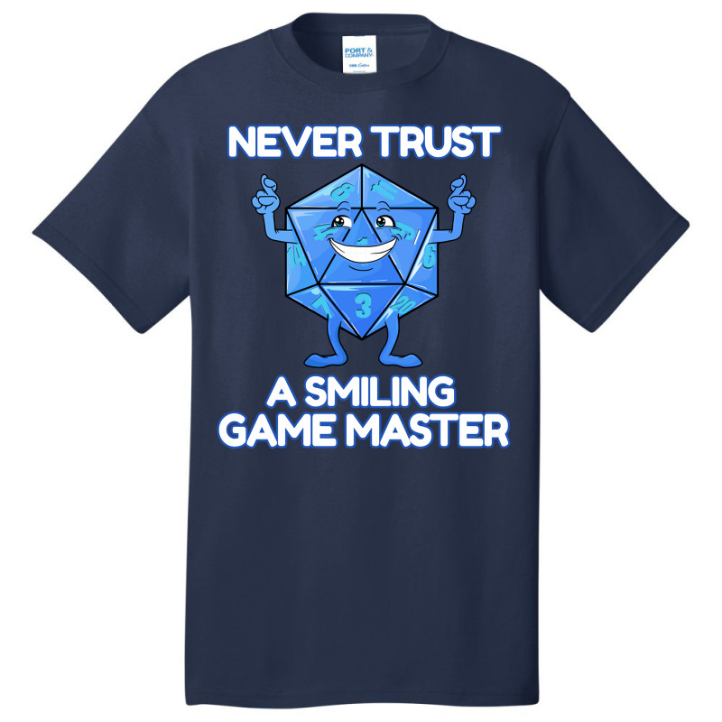 Game Master Geek Rpg Dice Role Play Gamer Basic T-shirt | Artistshot