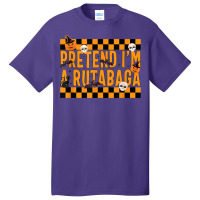 Pretend I'm A Rutabaga Costume Funny Lazy Halloween Party Sp T Shirt Basic T-shirt | Artistshot