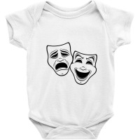 Comedy And Tragedy Theater Baby Bodysuit | Artistshot