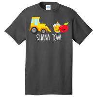 Shana Tova Trucks Loader Apple & Honey Funny Rosh Hashanah T Shirt Basic T-shirt | Artistshot