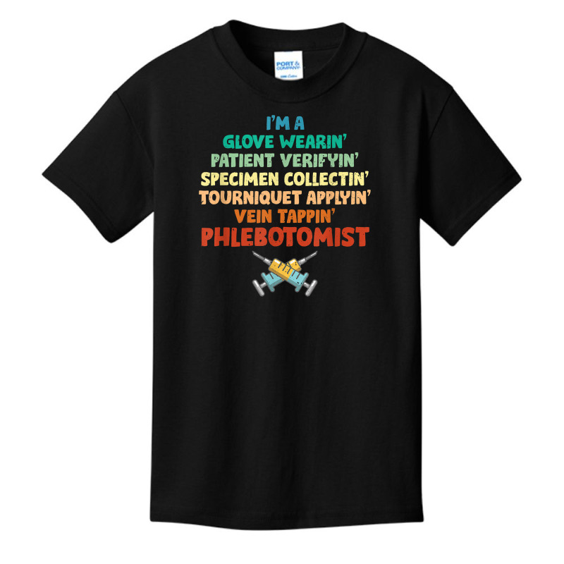 Phlebotomist Definition  Syringe Nurse  Phlebotomy T Shirt Basic Youth T-shirt | Artistshot