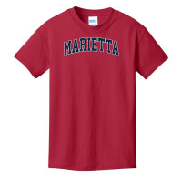 Marietta Georgia Ga Vintage Sports Design Navy Design T Shirt Basic Youth T-shirt | Artistshot