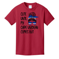 Funny Cute Until My Cape Verdean Comes Out T Shirt Basic Youth T-shirt | Artistshot