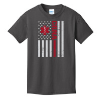 Crna Certified Registered Nurse Anesthetist Usa Flag Basic Youth T-shirt | Artistshot