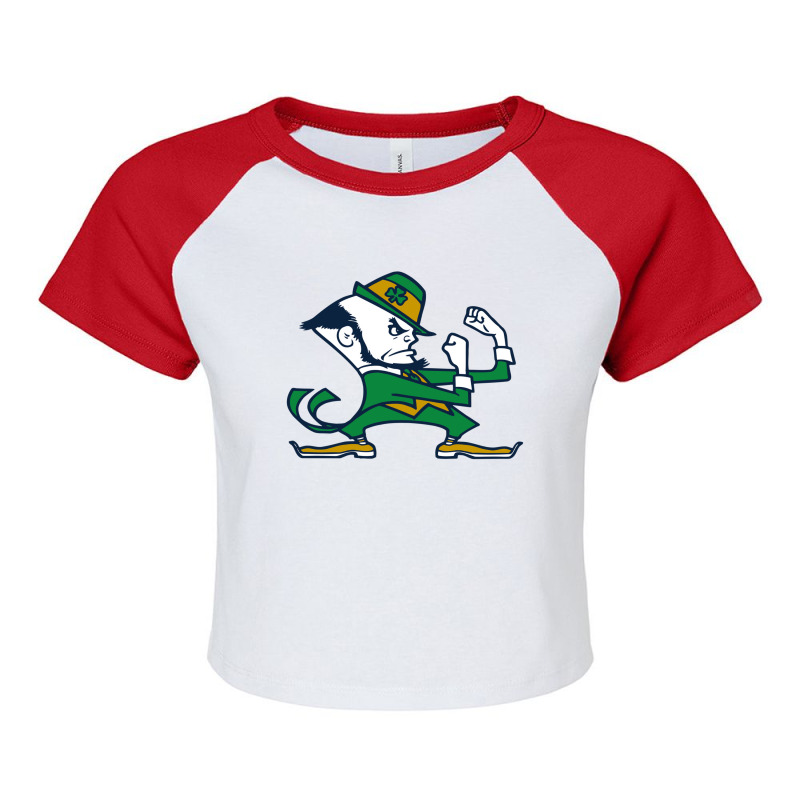 Fighting Irish Full Raglan Crop Top by Tiffany L Leeper | Artistshot